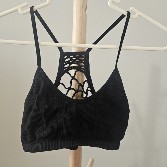 Free People Lattice Back Bralette, M/L - Picture 3 of 5
